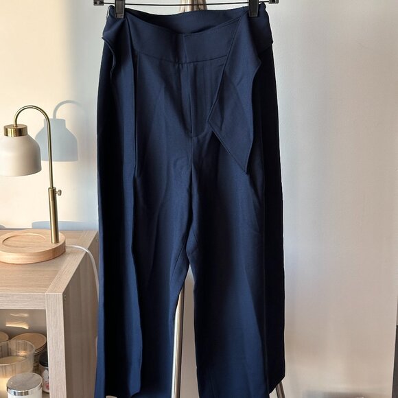 Club Moncao Izabelah Pants Navy Size 2 Worn Once Excellent Condition - Picture 2 of 5